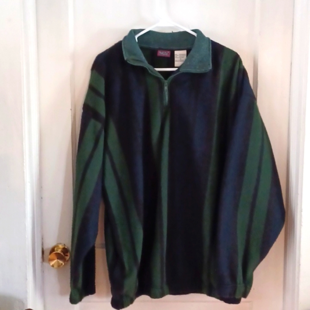 Bugle Boy fleece pull over men's size medium vintage men's clothing 1990…
